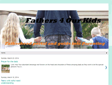 Tablet Screenshot of fathers4ourkids.blogspot.com