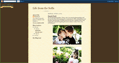 Desktop Screenshot of lifefromthesoffa.blogspot.com