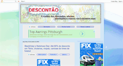 Desktop Screenshot of descontoseofertas.blogspot.com