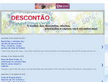 Tablet Screenshot of descontoseofertas.blogspot.com