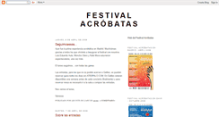 Desktop Screenshot of festivalacrobatas.blogspot.com