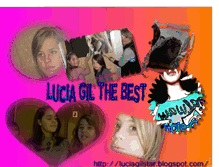 Tablet Screenshot of luciagilstar.blogspot.com