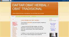Desktop Screenshot of daftar-obat-herbal.blogspot.com