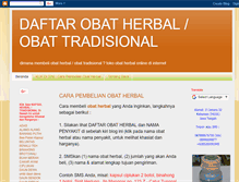 Tablet Screenshot of daftar-obat-herbal.blogspot.com