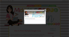 Desktop Screenshot of middlegradesmaven.blogspot.com