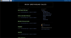 Desktop Screenshot of irishgreyhoundsales.blogspot.com