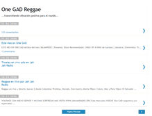 Tablet Screenshot of onegadreggae.blogspot.com