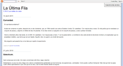 Desktop Screenshot of laultimafila.blogspot.com