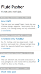 Mobile Screenshot of fluidpusher.blogspot.com