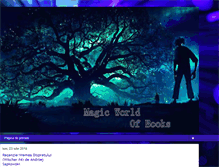 Tablet Screenshot of magic-world-of-books.blogspot.com