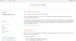 Desktop Screenshot of logicmatters.blogspot.com