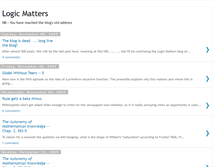 Tablet Screenshot of logicmatters.blogspot.com
