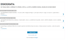 Tablet Screenshot of diskografia.blogspot.com