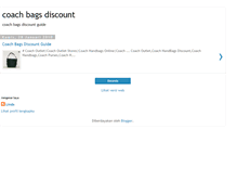 Tablet Screenshot of bestcoachbagsdiscount.blogspot.com