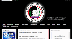 Desktop Screenshot of cmkarate.blogspot.com