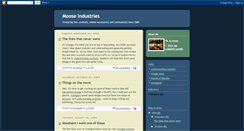 Desktop Screenshot of moose-industries.blogspot.com