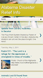 Mobile Screenshot of alabamadisasterrelief.blogspot.com