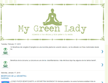 Tablet Screenshot of mygreenladylatino.blogspot.com