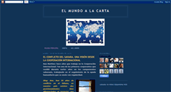 Desktop Screenshot of elmundoalacarta.blogspot.com