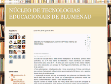Tablet Screenshot of nteblumenau.blogspot.com