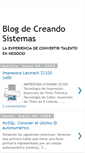 Mobile Screenshot of creandosistemas.blogspot.com