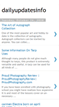 Mobile Screenshot of dailyupdatesinfo.blogspot.com