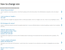 Tablet Screenshot of howtochangeesn.blogspot.com