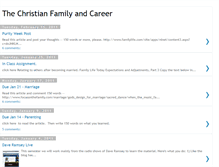 Tablet Screenshot of christianfamcareer.blogspot.com