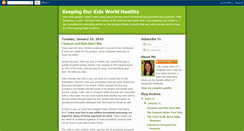 Desktop Screenshot of keepingourkidsworldhealthy.blogspot.com