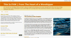 Desktop Screenshot of fromtheheartofaworshipper.blogspot.com