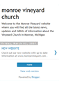 Mobile Screenshot of monroevineyard.blogspot.com