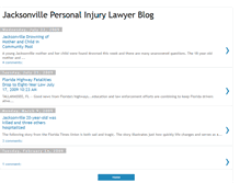 Tablet Screenshot of jacksonvillepersonalinjury.blogspot.com