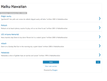 Tablet Screenshot of haikuhawaiian.blogspot.com