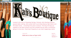 Desktop Screenshot of kalisboutique.blogspot.com