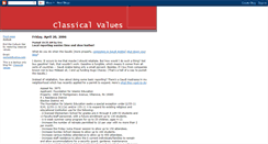 Desktop Screenshot of classicalbackup.blogspot.com