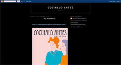 Desktop Screenshot of cocinaloantes.blogspot.com