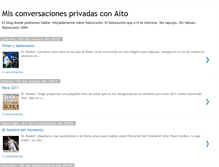 Tablet Screenshot of misconversacionesprivadasconaito.blogspot.com