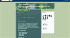 Desktop Screenshot of englishindrops.blogspot.com