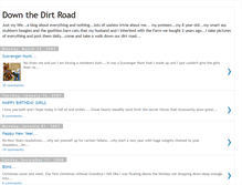 Tablet Screenshot of downthedirtroad.blogspot.com