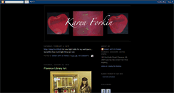 Desktop Screenshot of karenforkin.blogspot.com