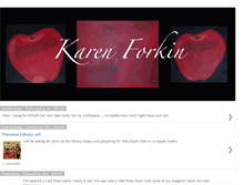 Tablet Screenshot of karenforkin.blogspot.com