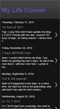 Mobile Screenshot of mylifeconner.blogspot.com