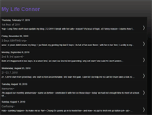 Tablet Screenshot of mylifeconner.blogspot.com