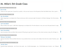 Tablet Screenshot of mrmillers5thgradeclass.blogspot.com