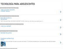 Tablet Screenshot of loschicosdetecnologia.blogspot.com