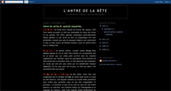 Desktop Screenshot of lantredelabete.blogspot.com