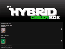 Tablet Screenshot of myhybridgreenbox.blogspot.com