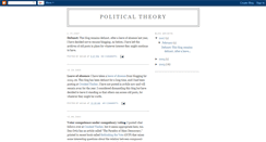 Desktop Screenshot of politicaltheory.blogspot.com