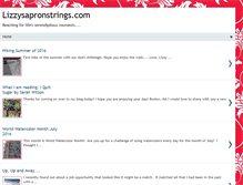 Tablet Screenshot of lizzysapronstrings.blogspot.com