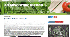 Desktop Screenshot of anadventureinfood.blogspot.com